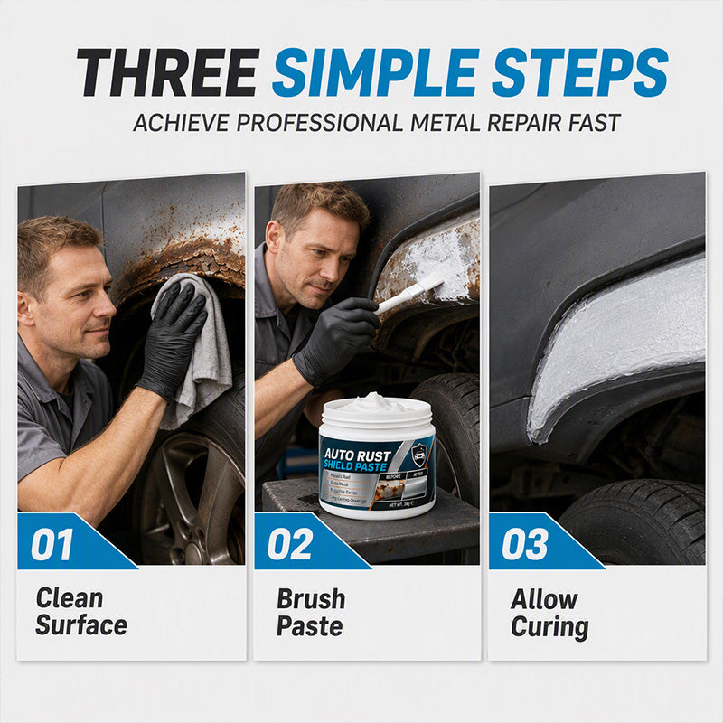 🚗 Car Metal Rust Repair Paste‑ Auto Rust Shield Anti‑Corrosion Restoration Cream, Long‑Lasting Protective Barrier for Car Metal Surfaces✨