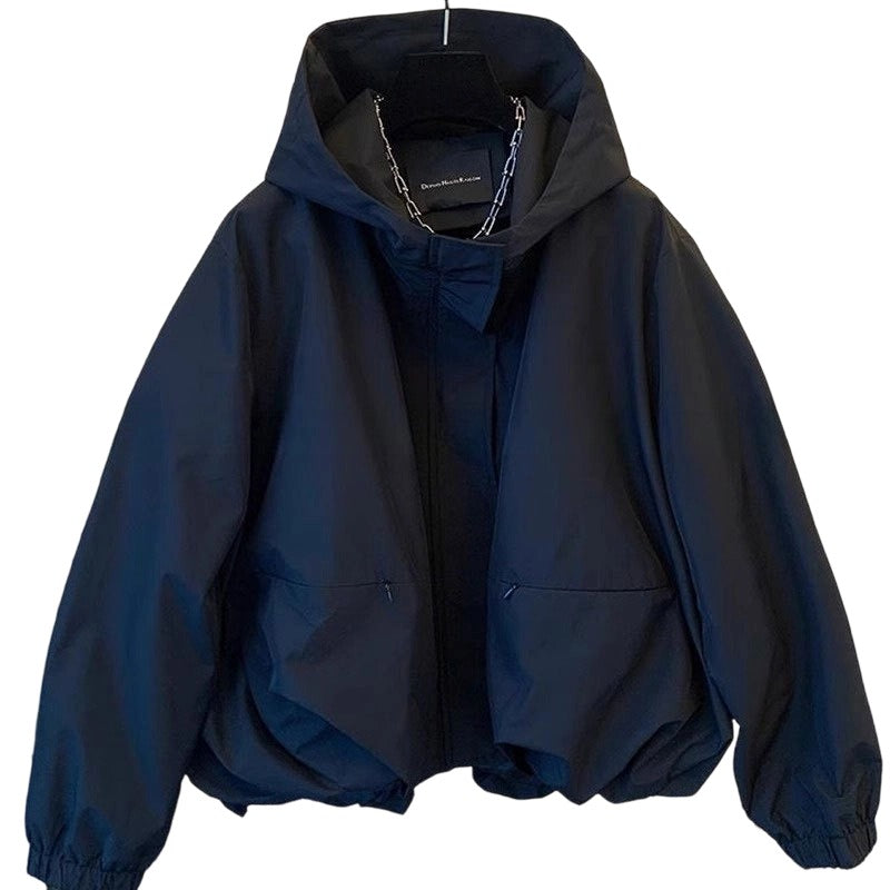 Women's Lightweight Short Windbreaker Jacket