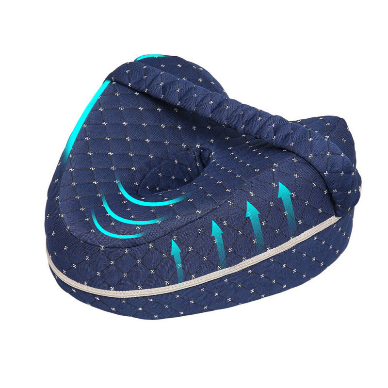 Memory Foam Knee Pillow for Side Sleepers, Adjustable Leg Pillow for Hip Pain, Sciatica Relief & Spine Alignment