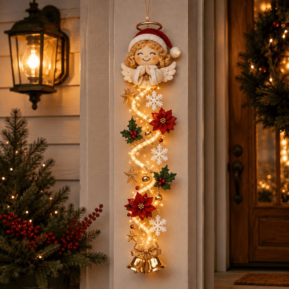 🔥 Limited-Time 50% OFF – 🎅 Glowing Christmas Door Hanger