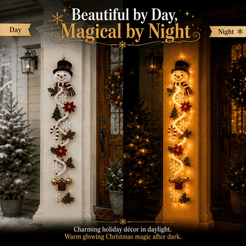 🔥 Limited-Time 50% OFF – 🎅 Glowing Christmas Door Hanger