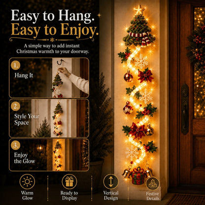 🔥 Limited-Time 50% OFF – 🎅 Glowing Christmas Door Hanger