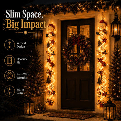 🔥 Limited-Time 50% OFF – 🎅 Glowing Christmas Door Hanger