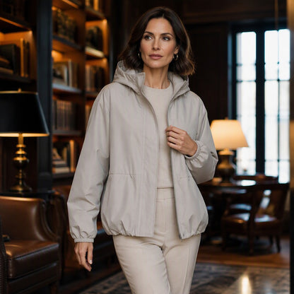 Women's Lightweight Short Windbreaker Jacket