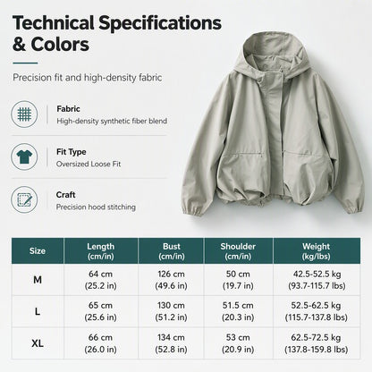 Women's Lightweight Short Windbreaker Jacket
