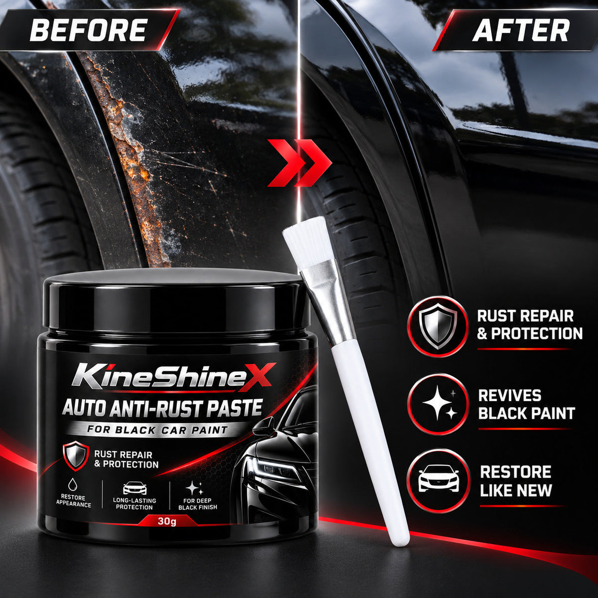 🚗 Car Metal Rust Repair Paste‑ Auto Rust Shield Anti‑Corrosion Restoration Cream, Long‑Lasting Protective Barrier for Car Metal Surfaces✨