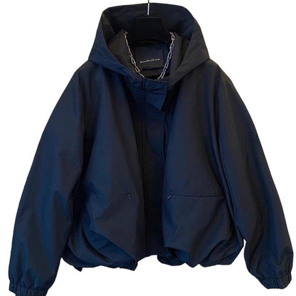 Women's Lightweight Short Windbreaker Jacket