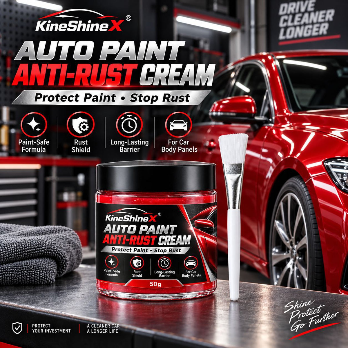 🚗 Car Metal Rust Repair Paste‑ Auto Rust Shield Anti‑Corrosion Restoration Cream, Long‑Lasting Protective Barrier for Car Metal Surfaces✨