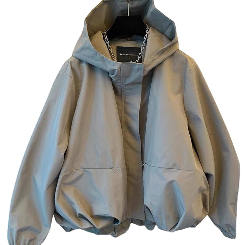 Women's Lightweight Short Windbreaker Jacket