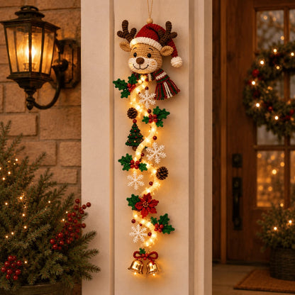 🔥 Limited-Time 50% OFF – 🎅 Glowing Christmas Door Hanger