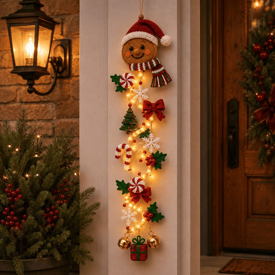 🔥 Limited-Time 50% OFF – 🎅 Glowing Christmas Door Hanger