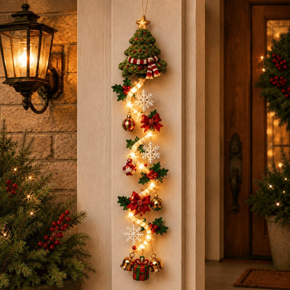 🔥 Limited-Time 50% OFF – 🎅 Glowing Christmas Door Hanger