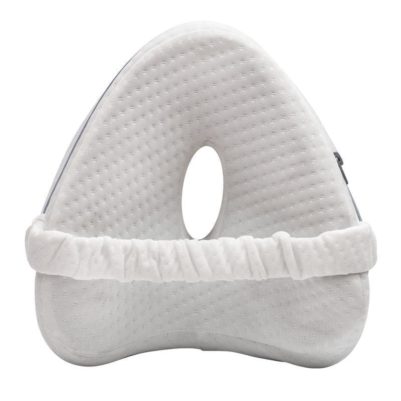 Memory Foam Knee Pillow for Side Sleepers, Adjustable Leg Pillow for Hip Pain, Sciatica Relief & Spine Alignment