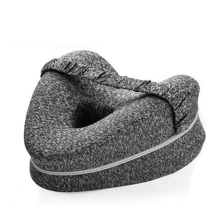 Memory Foam Knee Pillow for Side Sleepers, Adjustable Leg Pillow for Hip Pain, Sciatica Relief & Spine Alignment